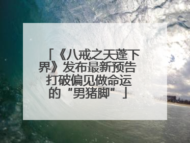 《八戒之天蓬下界》发布最新预告 打破偏见做命运的“男猪脚”
