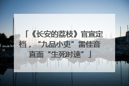 《长安的荔枝》官宣定档，“九品小吏”雷佳音直面“生死时速”