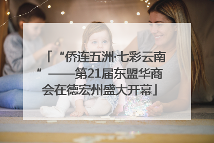 “侨连五洲·七彩云南”——第21届东盟华商会在德宏州盛大开幕
