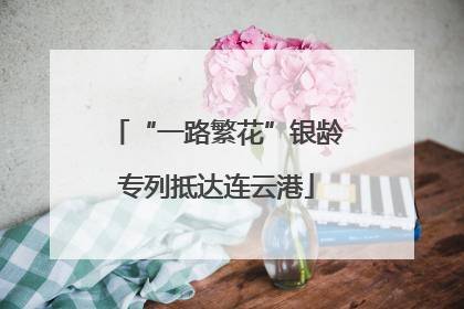 “一路繁花”银龄专列抵达连云港