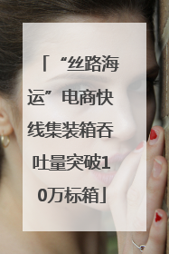 “丝路海运”电商快线集装箱吞吐量突破10万标箱