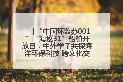 “中国环监苏001”“海巡31”船舶开放日：中外学子共探海洋环保科技 跨文化交流筑牢“蓝色”友谊
