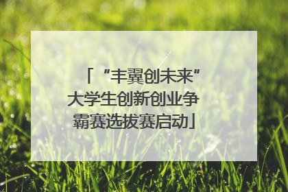 “丰翼创未来”大学生创新创业争霸赛选拔赛启动