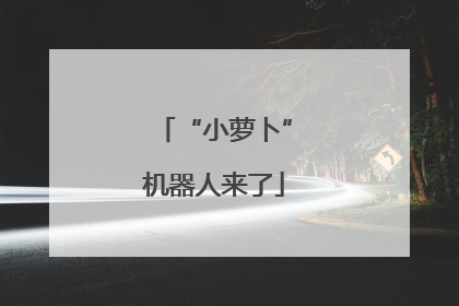 “小萝卜”机器人来了