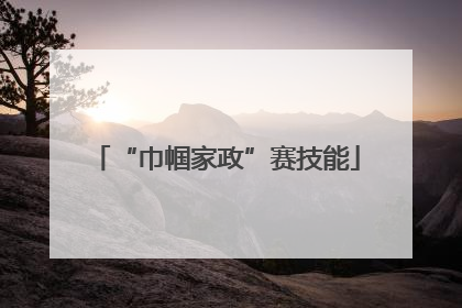 “巾帼家政”赛技能