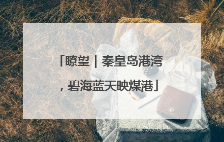 瞭望｜秦皇岛港湾，碧海蓝天映煤港