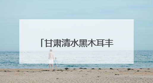 甘肃清水黑木耳丰收应时“绽放”