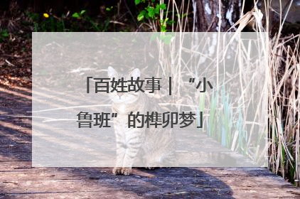 百姓故事｜“小鲁班”的榫卯梦