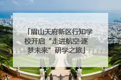眉山天府新区行知学校开启“走进航空·逐梦未来”研学之旅