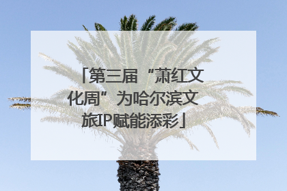 第三届“萧红文化周”为哈尔滨文旅IP赋能添彩