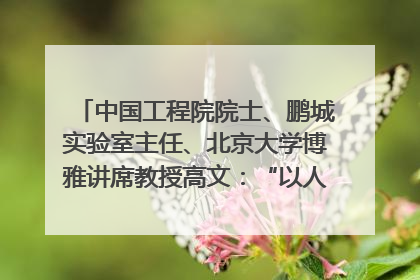 中国工程院院士、鹏城实验室主任、北京大学博雅讲席教授高文：“以人为本 智能向善” 推动文化与科技相生相促｜聚焦2025文化强国建设高峰论坛