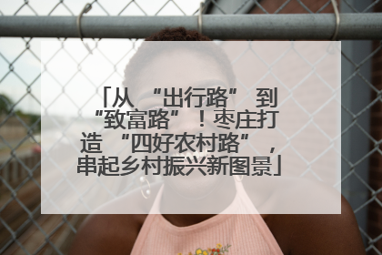 从 “出行路” 到 “致富路”！枣庄打造 “四好农村路”，串起乡村振兴新图景
