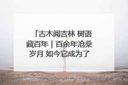 古木阅吉林 树语藏百年｜百余年沧桑岁月 如今它成为了“镇园之宝”