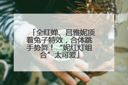 全红婵、昌雅妮顶着兔子特效，合体跳手势舞！“妮红灯组合”太可爱