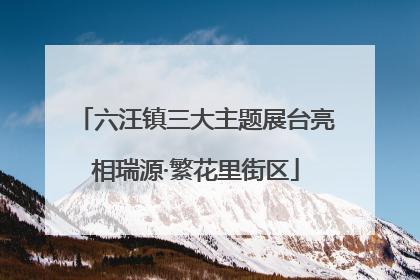 六汪镇三大主题展台亮相瑞源·繁花里街区