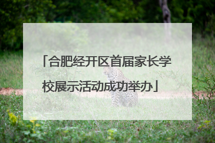 合肥经开区首届家长学校展示活动成功举办
