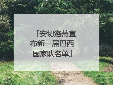 安切洛蒂宣布新一届巴西国家队名单