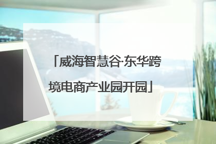 威海智慧谷·东华跨境电商产业园开园