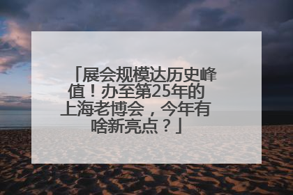 展会规模达历史峰值！办至第25年的上海老博会，今年有啥新亮点？