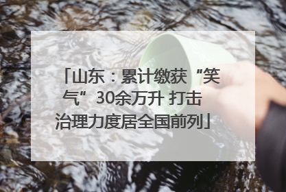 山东：累计缴获“笑气”30余万升 打击治理力度居全国前列