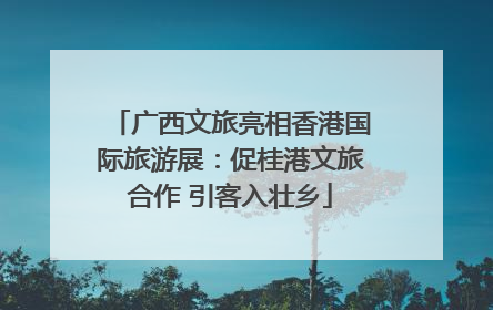 广西文旅亮相香港国际旅游展：促桂港文旅合作 引客入壮乡