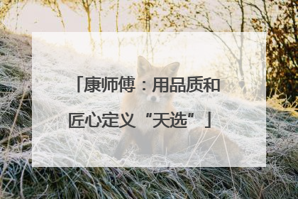 康师傅：用品质和匠心定义“天选”