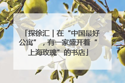探徐汇｜在“中国最好公寓”，有一家盛开着“上海玫瑰”的书店