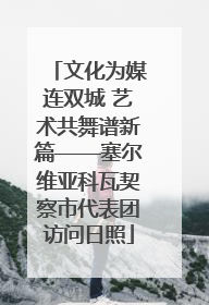 文化为媒连双城 艺术共舞谱新篇——塞尔维亚科瓦契察市代表团访问日照