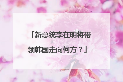 新总统李在明将带领韩国走向何方？