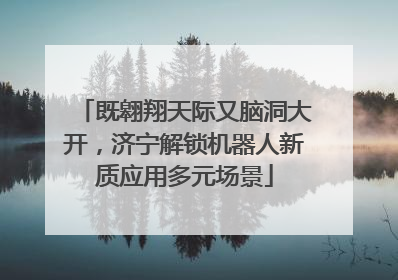 既翱翔天际又脑洞大开，济宁解锁机器人新质应用多元场景