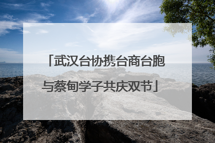 武汉台协携台商台胞与蔡甸学子共庆双节