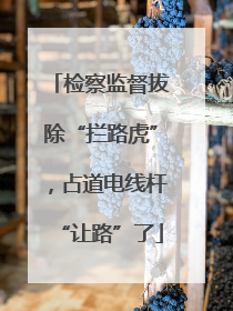 检察监督拔除“拦路虎”，占道电线杆“让路”了