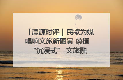 澧源时评｜民歌为媒唱响文旅新图景 桑植 “沉浸式” 文旅融合的破圈启示