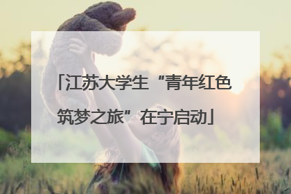 江苏大学生“青年红色筑梦之旅”在宁启动