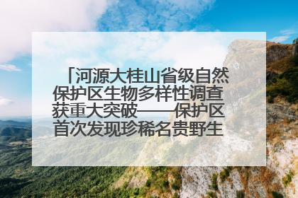 河源大桂山省级自然保护区生物多样性调查获重大突破——保护区首次发现珍稀名贵野生干巴菌与钝尾两头蛇
