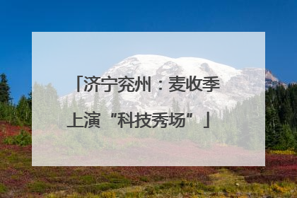 济宁兖州：麦收季上演“科技秀场”