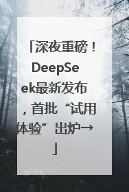 深夜重磅！DeepSeek最新发布，首批“试用体验”出炉→