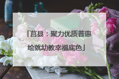 莒县：聚力优质普惠 绘就幼教幸福底色
