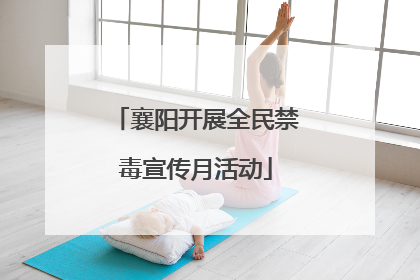 襄阳开展全民禁毒宣传月活动