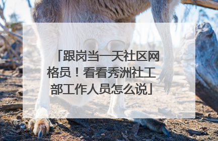 跟岗当一天社区网格员！看看秀洲社工部工作人员怎么说