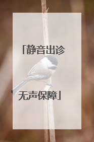 静音出诊 无声保障