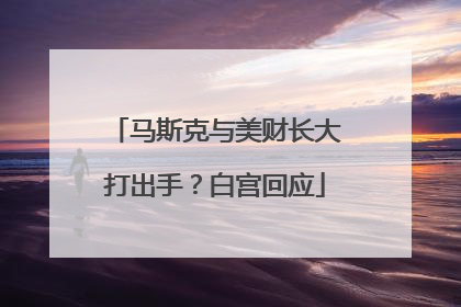 马斯克与美财长大打出手？白宫回应