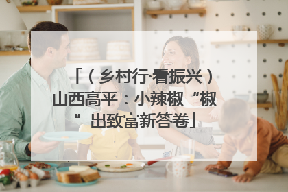 （乡村行·看振兴）山西高平：小辣椒“椒”出致富新答卷
