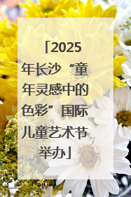 2025年长沙“童年灵感中的色彩”国际儿童艺术节举办