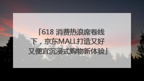 618 消费热浪席卷线下，京东MALL打造又好又便宜沉浸式购物新体验